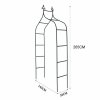 Pergola ogrodowa LUARO metalowa łuk z grotami na róże kwiaty pnącza 265 cm